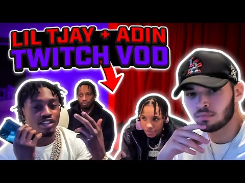 FULL Livestream with Lil TJay & Adin Ross - [4/6/21]