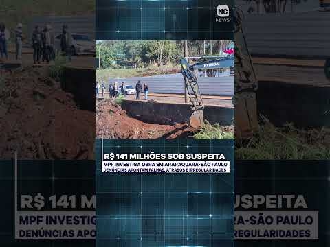MPF investiga obra em Araraquara - São Paulo por falhas, atrasos e irregularidades.