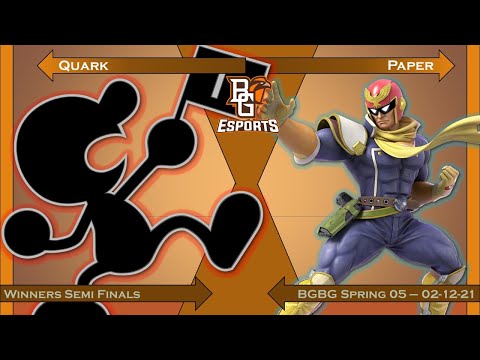 [07] BGBG Spring 05 - Quark (Mr. Game and Watch) vs Paper (Captain Falcon) - Winners Semi Finals