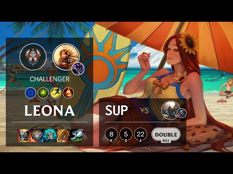 Leona Support vs Pantheon - EUW Challenger Patch 10.16