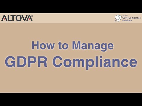 How to Manage GDPR Compliance (GDPR Tool)