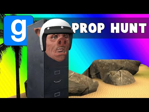 Gmod Prop Hunt - Totally Normal Island Getaway! (Funny Moments)