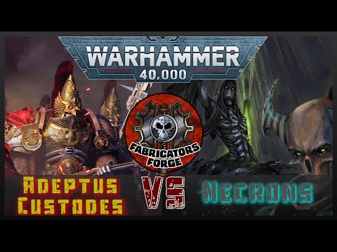 Fabricator's Forge March RTT - Round 3 - Custodes vs Necrons