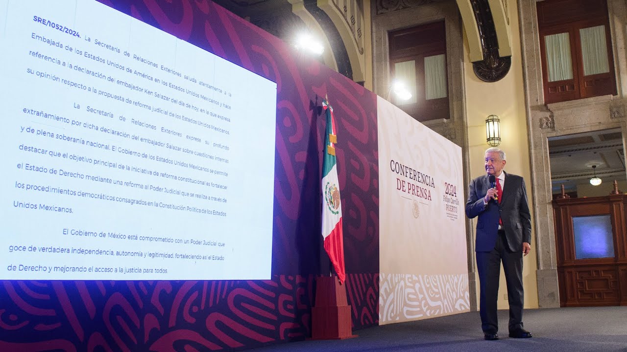 Mañanera de AMLO del 23 de agosto de 2024