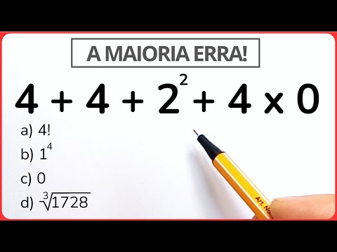 5 QUESTÕES DE MATEMÁTICA BÁSICA🔥 GRAU 1