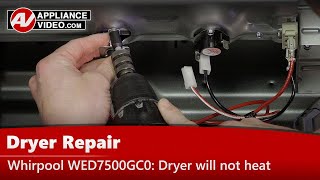Whirlpool Dryer Repair — Will Not Heat — Hi-limit Thermostat