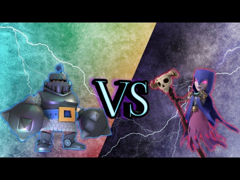 Mega Knight Vs Witch | 1v1 | Clash Royale