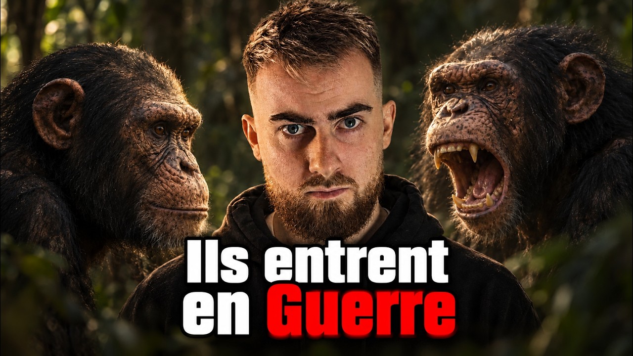 LA PLUS GRANDE COMMUNAUTÉE DE CHIMPANZÉS VIENT D'ENTRER EN GUERRE