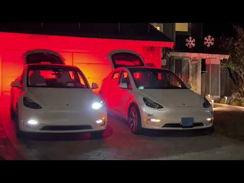 Watch Two Teslas Do A 'Dance Off' To Michael Jackson's 'Beat It' In Mesmerizing Light Show