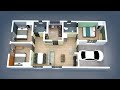 25 x 50 house plan | 1250 sqft | 3bhk | vastu home 3d plan
