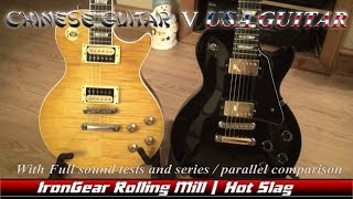 Chibson Vs Gibson - Sound comparison with Iron Gear Pickups