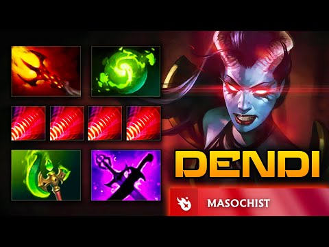 Dendi QUEEN OF PAIN Mid - Patch 7.37c | Full Gameplay Dota Class