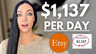 My $1,137 Per DAY Etsy Store Strategy (Print on Demand Tutorial)