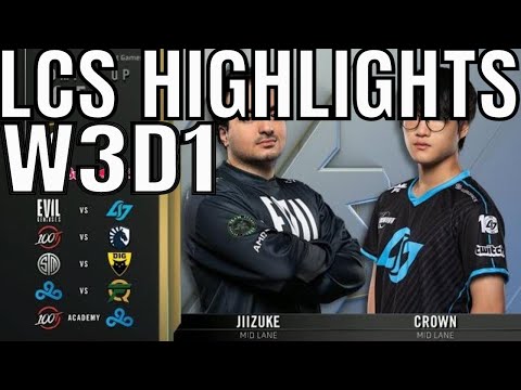 LCS Highlights ALL GAMES Week 3 Day 1 Spring 2020 League of Legends Championship Series