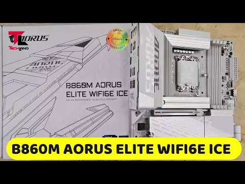 Gigabyte B860M AORUS ELITE WIFI6E ICE Support Core Ultra Processors Intel Wi Fi 6E AX211 Tech Land