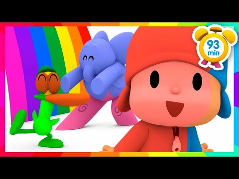 🎨 POCOYO FRANÇAIS - Apprendre les couleurs en français [ 93 min ] | DESSIN ANIMÉ pour enfants