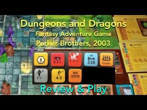 Dungeons and Dragons Fantasy Adventure Game (Parker Brothers) Review & How to Play