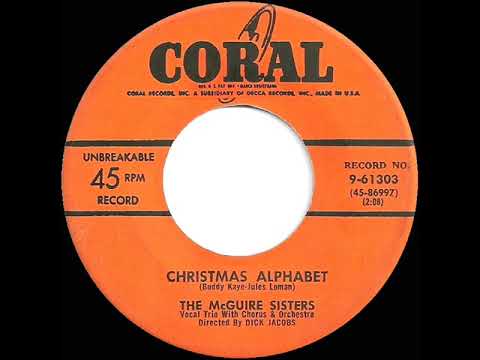 1954 HITS ARCHIVE: Christmas Alphabet - McGuire Sisters