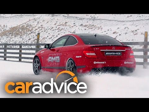 Mercedes-AMG Face off - AWD v RWD in the Snow