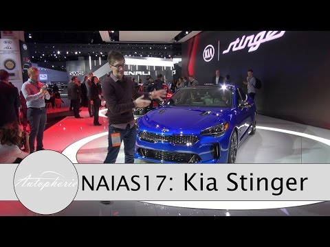 NAIAS 2017: Weltpremiere Kia Stinger mit 3,3-Liter V6 Biturbo - Autophorie