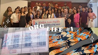 🩺 ORG LIFE 🩺 - 👩🏻‍⚕️ asia pacific regional meeting part 1 🇵🇭 (school vlog) | audrey a.
