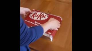 GIANT KIT KAT BAR.  Huge extra big Kit Kat bar.
