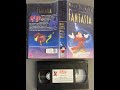 Fantasia Danish VHS Opening Disney 1991