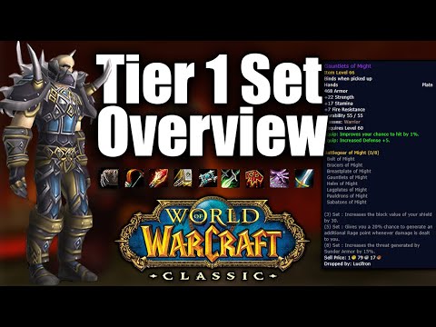 WoW Classic Tier 1 Set Overview - Molten Core