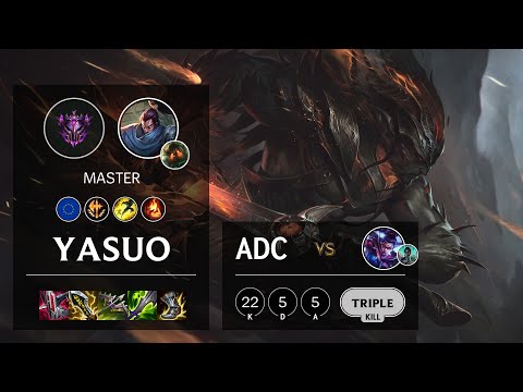 Yasuo ADC vs Vayne - EUW Master Patch 11.12