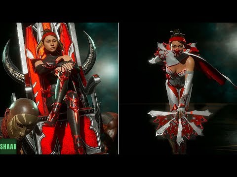 Mortal Kombat 11 - KITANA Edenian Pulse & Blood Kahnum SKINS SHOWCASE ( Kombat League REWARDS!)