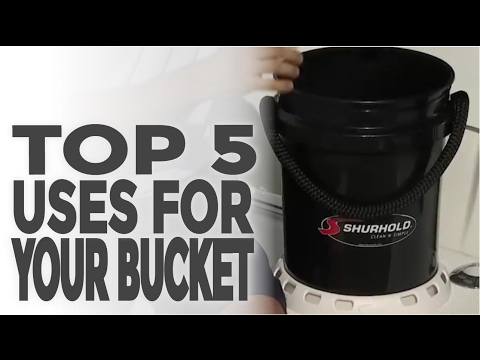 Top 5 Unique Uses for a Bucket on your Boat!