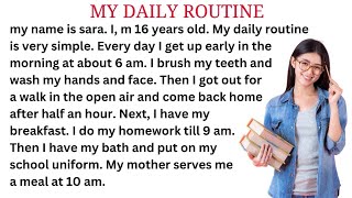 My Daily Routine | Improve Your English | English Listening Skills - Speaking Skills