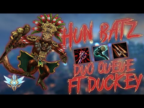 RANKED QUEUE WITH DUCK3Y! | GM HUN BATZ JUNGLE | Smite Season 6