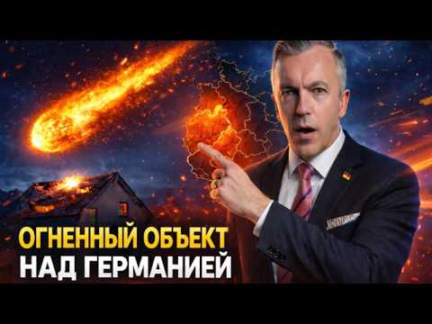 Огненный объект над Германией: что произошло в небе
