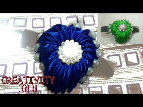 How To Make Ribbon Flowers DIY | Creativity In U - Keerti