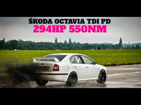 RACING CAR ŠKODA OCTAVIA TDI PD 294HP 550NM @2260 TURBO@ FIRAD 160% - ETC..DIESELPOWER