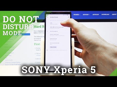 How to Activate Do Not Disturb Mode on SONY Xperia 5 – Keep your Phone Muted