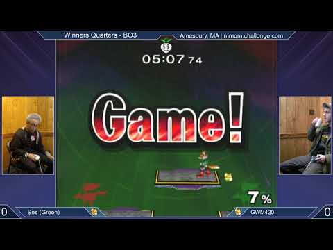 MMOM183 SSBM - Ses (Green Fox) vs. GWM420 (Fox, Falco) - Melee WQF