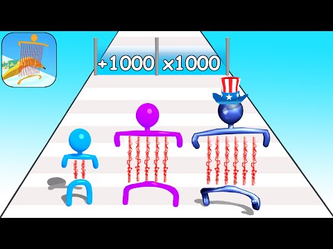 Laser Man Run, Canvas Run, Fat 2 Fit, Marble Run... Top Free Satisfying Mobile Game Walkthrough