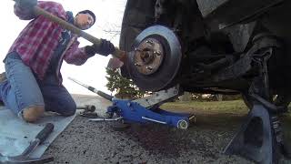 Cadillac Deville Front Pads And Rotors Extra STUCK!