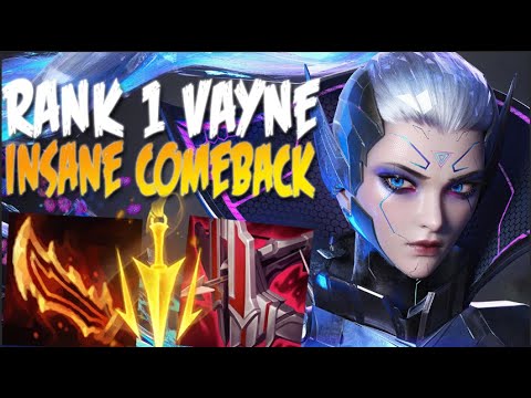 Rank 1 Vayne | Greatest Comeback in Challenger Vayne 1v9