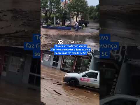 🚨🌧️ AGORA  O temor dos moradores se confirmou  Depois de subir rapidamente durante a manhã, o  1