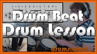 ★ The Crunge (Led Zeppelin) ★ FREE Drum Lesson | How To Play Drum BEAT (John Bonham)