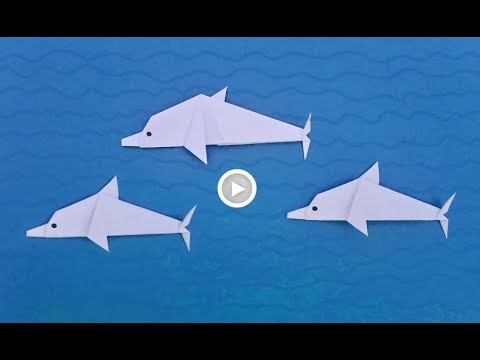 How to make a paper dolphin | Easy origami dolphin