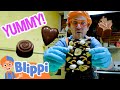 Let S Make Chocolate Candy Learn How With Blippi Explore Food Educational Videos For Kids