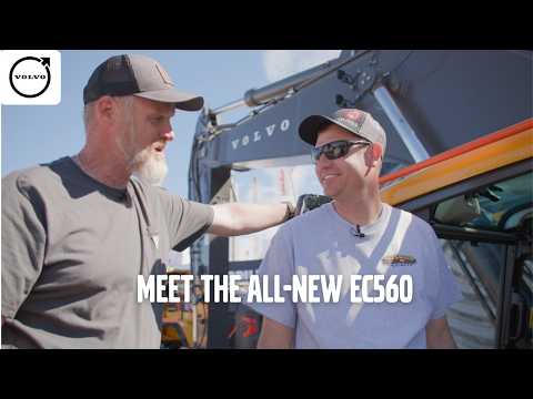 A Look at the All-New Volvo EC560 Excavator With Letsdig18