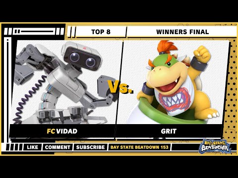 Bay State Beatdown 153 - Winners Final - Vidad (R.O.B) VS GRIT (Bowser Jr.) - SSBU Singles