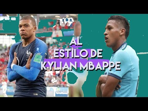 Fernando Pacheco  marco y celebró al estilo Kylian Mbappé