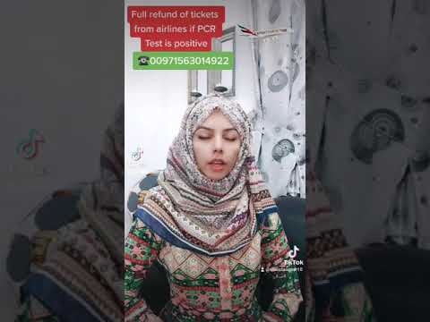 Full refund of tickets from airlines if PCR test is positive