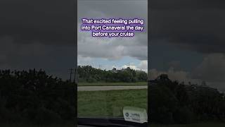 That excitement when you see your first cruise ship at Port Canaveral #cruise